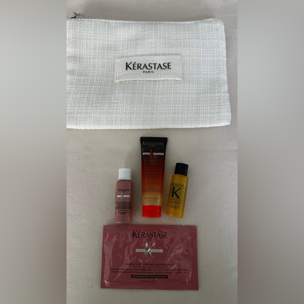 Kerastase Sampler W/4 Travel Size Products & Travel Case